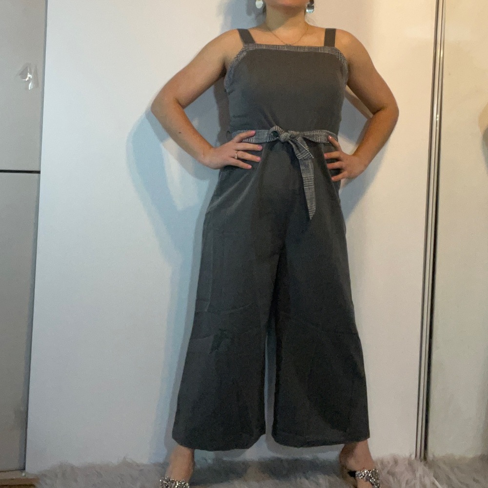 Kem & Thread Jumpsuit Size L Gray View 5